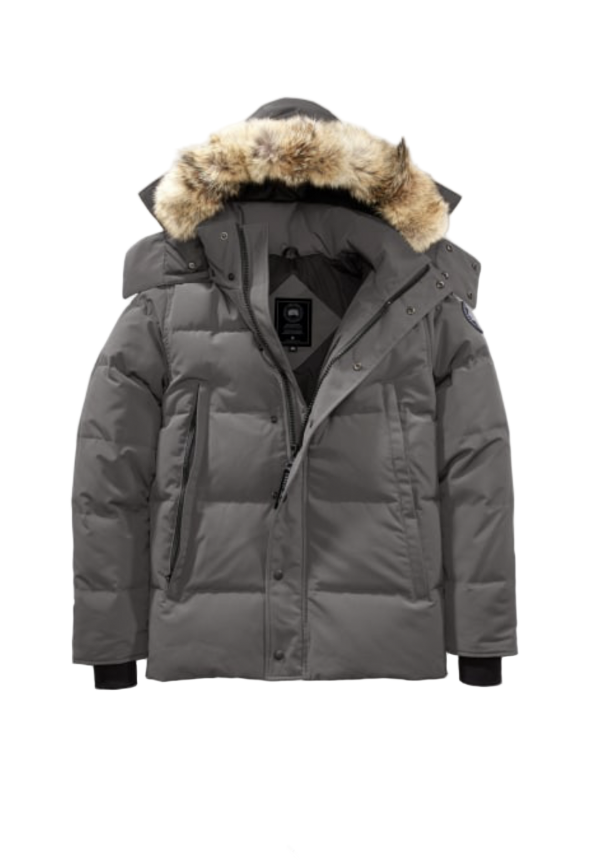 Grey Canada Goose Wyndham Parka Down Coat